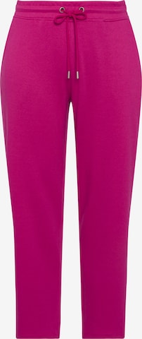 Ulla Popken Regular Broek in Roze: voorkant