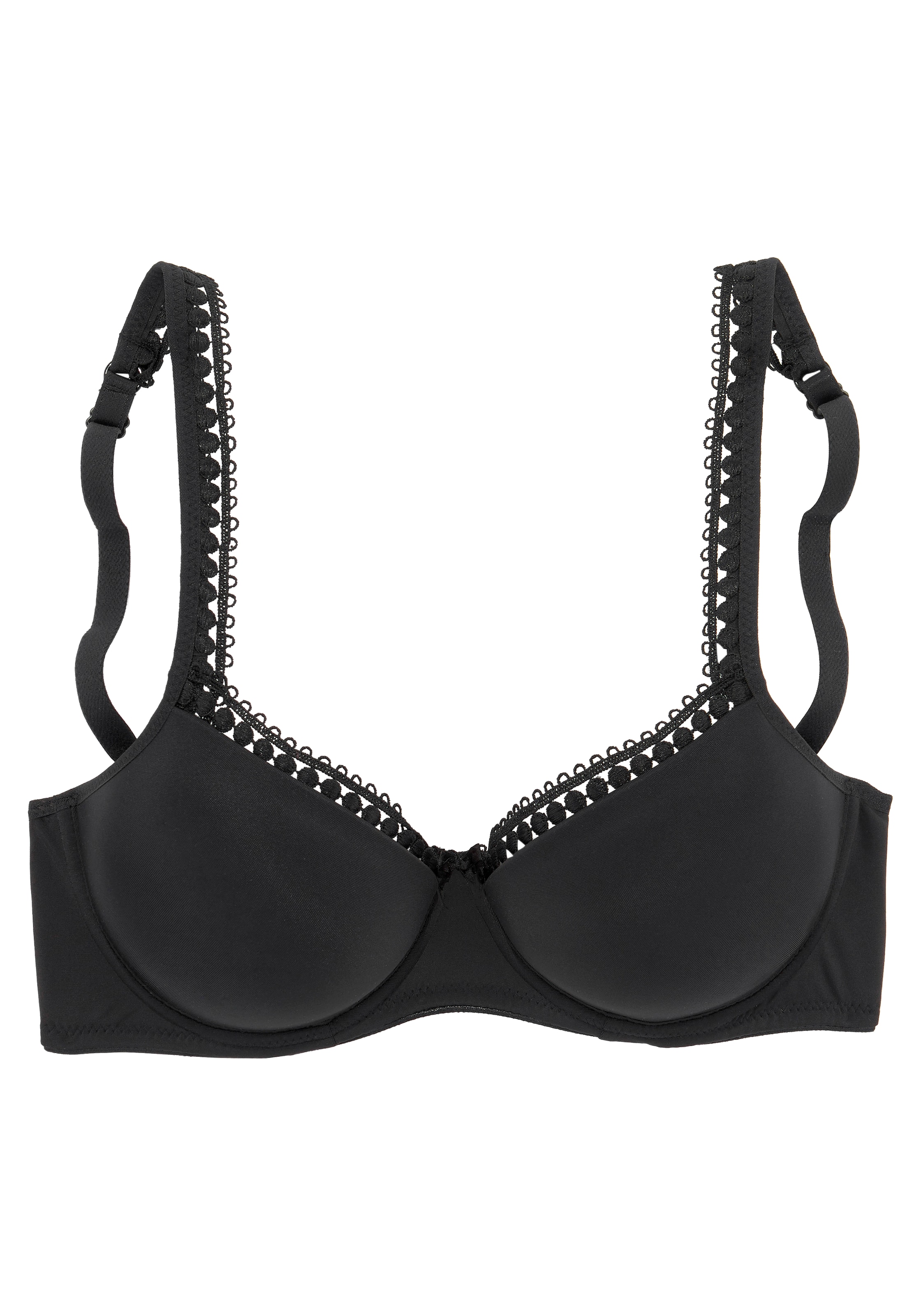 Reggiseno di LASCANA in nero: frontale