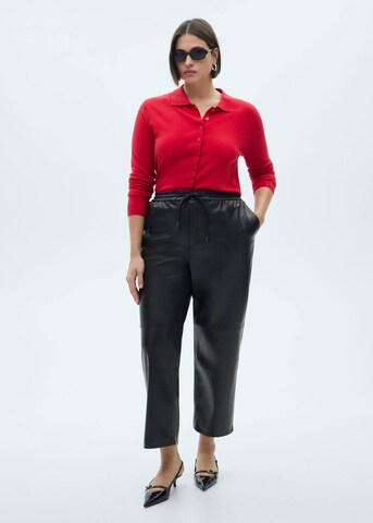 MANGO Regular Hose 'Apple' in Schwarz