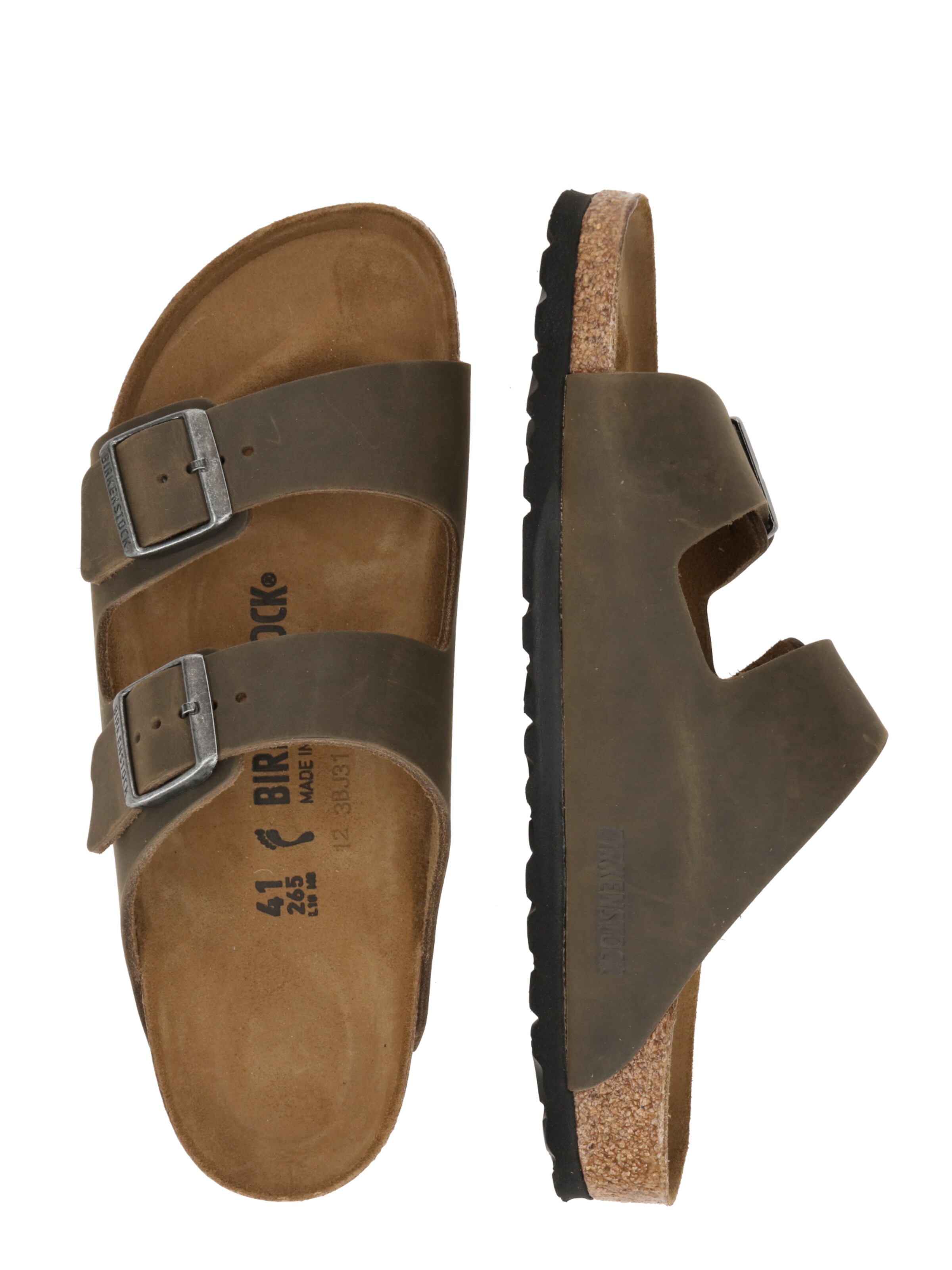 Saboți 'Arizona LEOI' de la BIRKENSTOCK pe verde