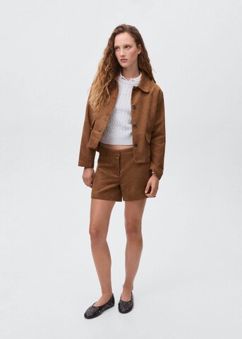 MANGO TEEN Between-Season Jacket in Brown