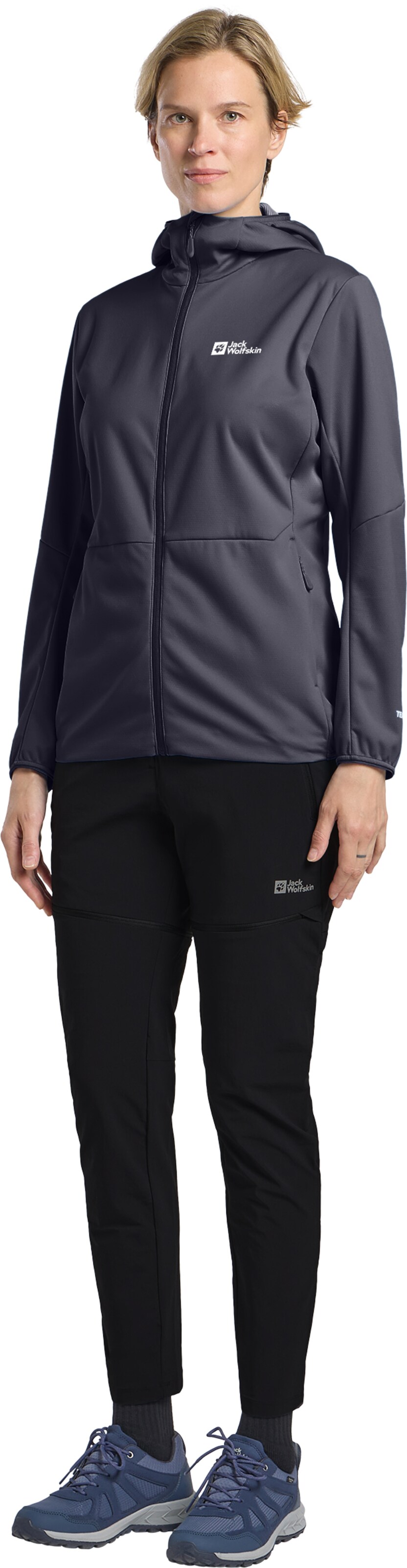 JACK WOLFSKIN Outdoorjacke in Grau