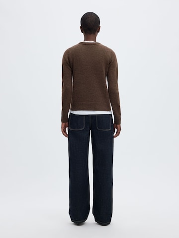 SELECTED Sweater 'Kaschmir' in Brown
