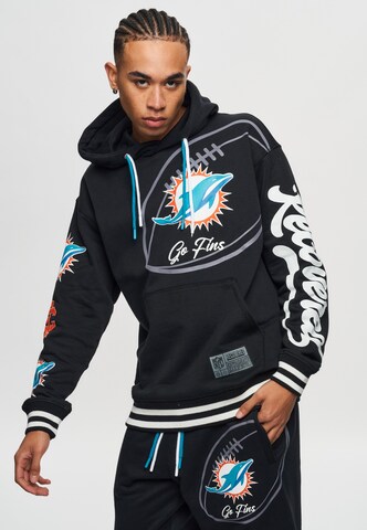 Recovered Trui 'NFL Dolphins Go Fins' in Zwart