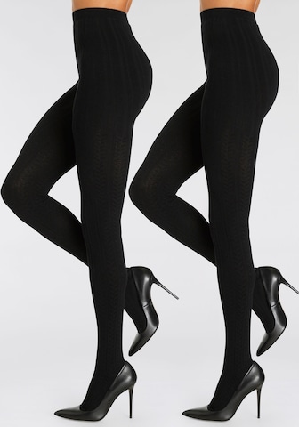 LASCANA Tights in Black: front
