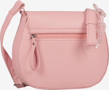 TOM TAILOR DENIM Crossbody Bag in Pink: front