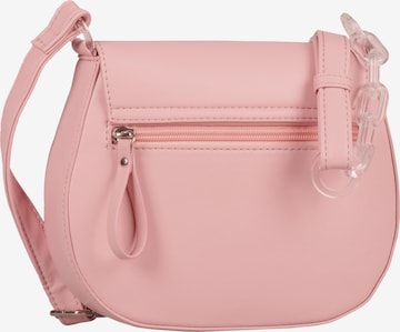 TOM TAILOR DENIM Schultertasche in Pink: predná strana