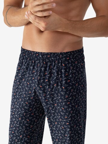 Pantalon de pyjama 'Small Ship' Mey en bleu