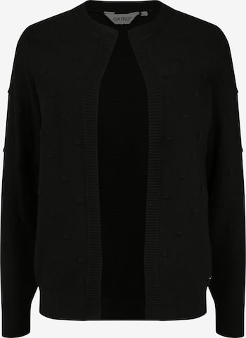 Oxmo Knit Cardigan 'Kalotta' in Black: front