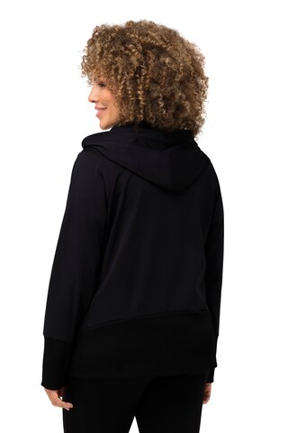 Ulla Popken Sweatvest in Zwart