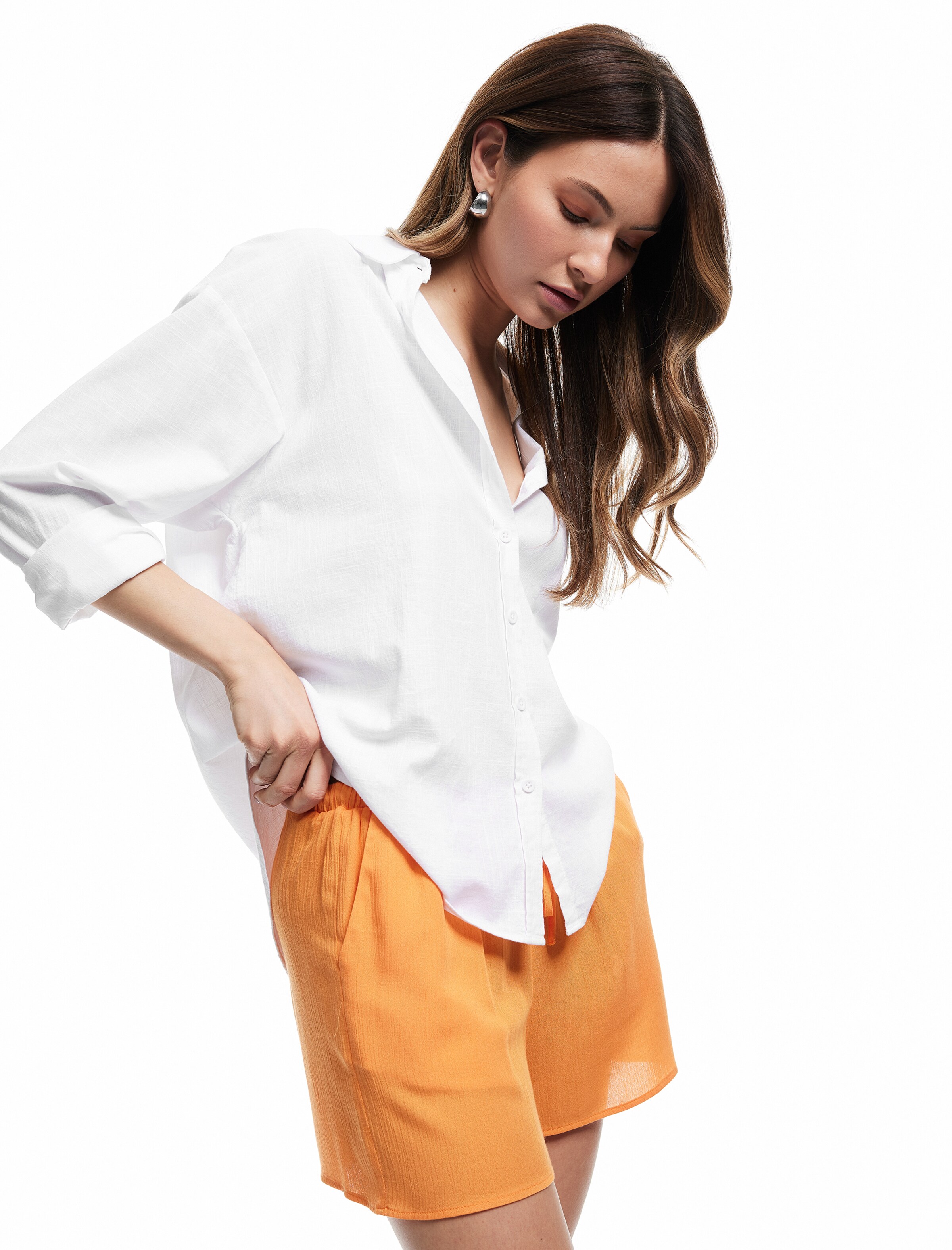 Koton Loose fit Trousers in Orange