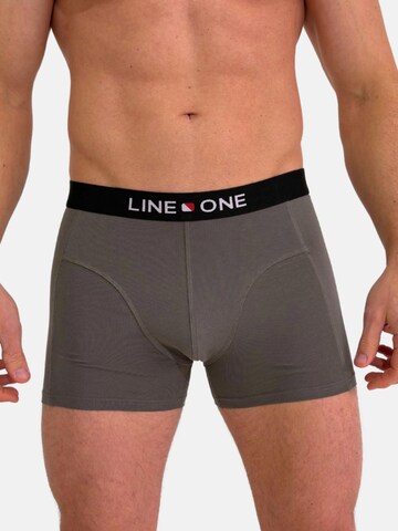 Line One Μποξεράκι 'Herren Boxershorts aus Baumwolle' σε γκρι