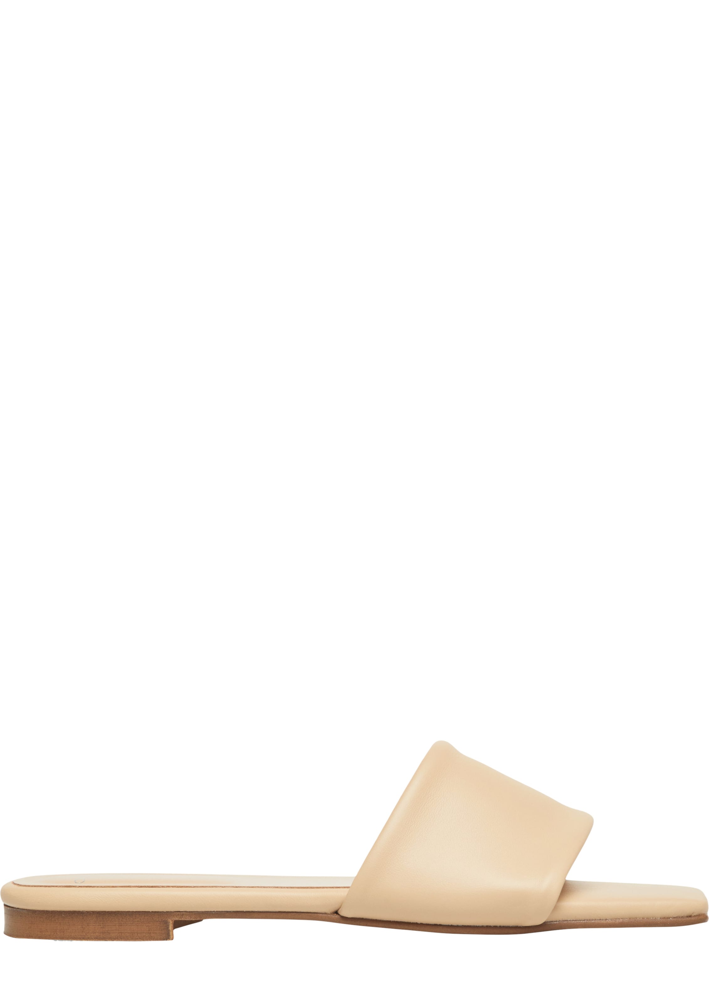 Mule COMMA en beige : devant