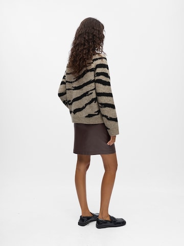 OBJECT Sweater 'OBJDiana' in Brown
