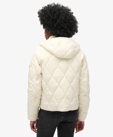 Veste mi-saison Superdry en blanc