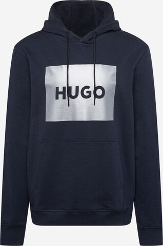 HUGO Sweatshirt 'Duratschi' in Blue: front