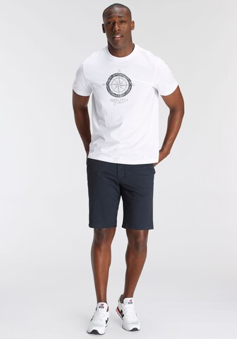 DELMAO Regular Shorts in Blau