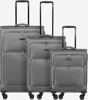 Epic Suitcase Set in Grey: front