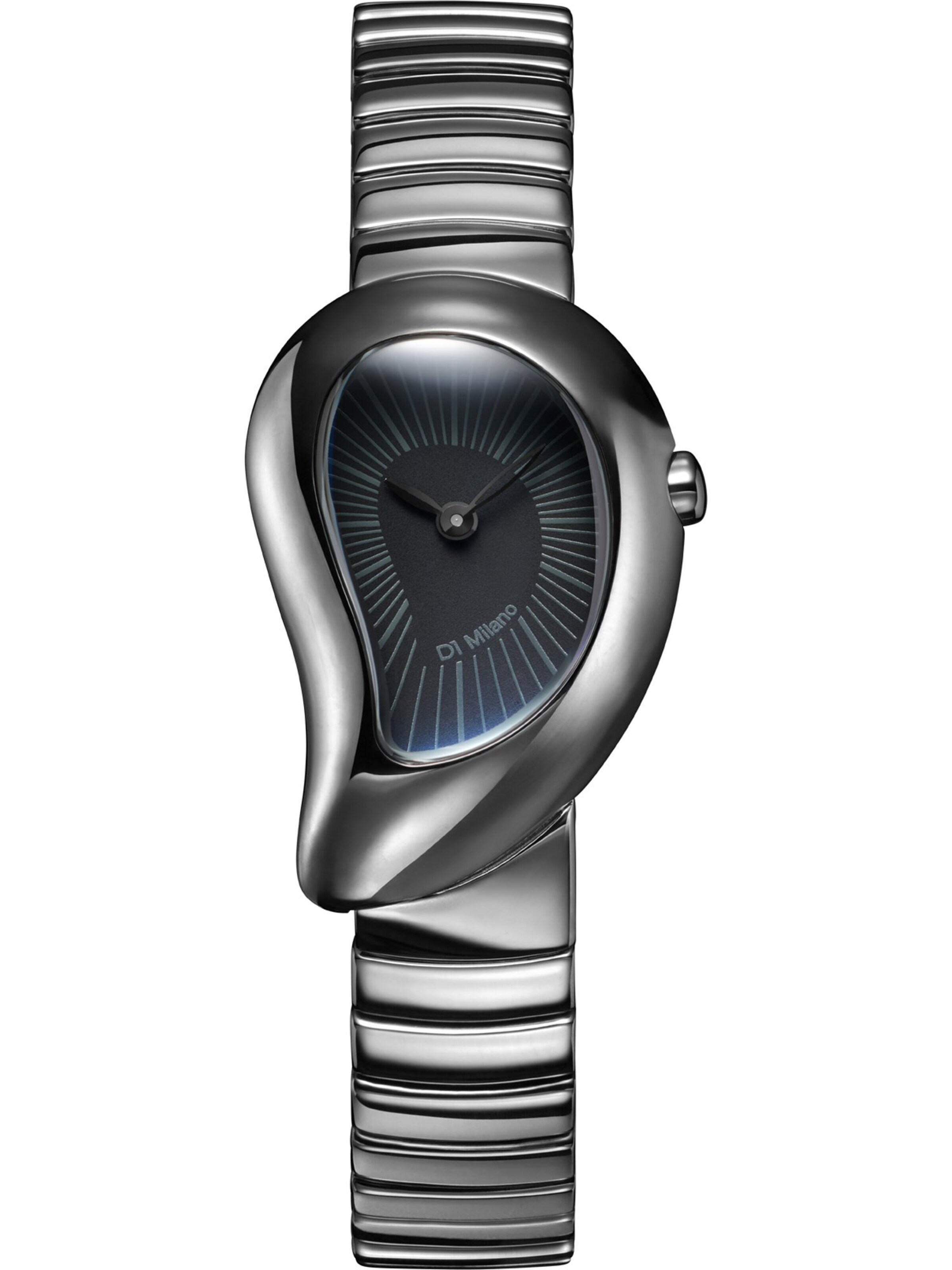 D1 Milano Uhr in Grau: Vorderseite