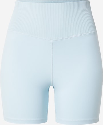 ReebokSkinny Sportske hlače 'LUX PEACHED' - plava boja: prednji dio