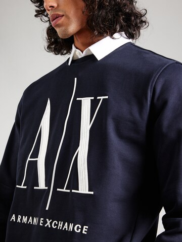 ARMANI EXCHANGE - Ajuste regular Sudadera en azul