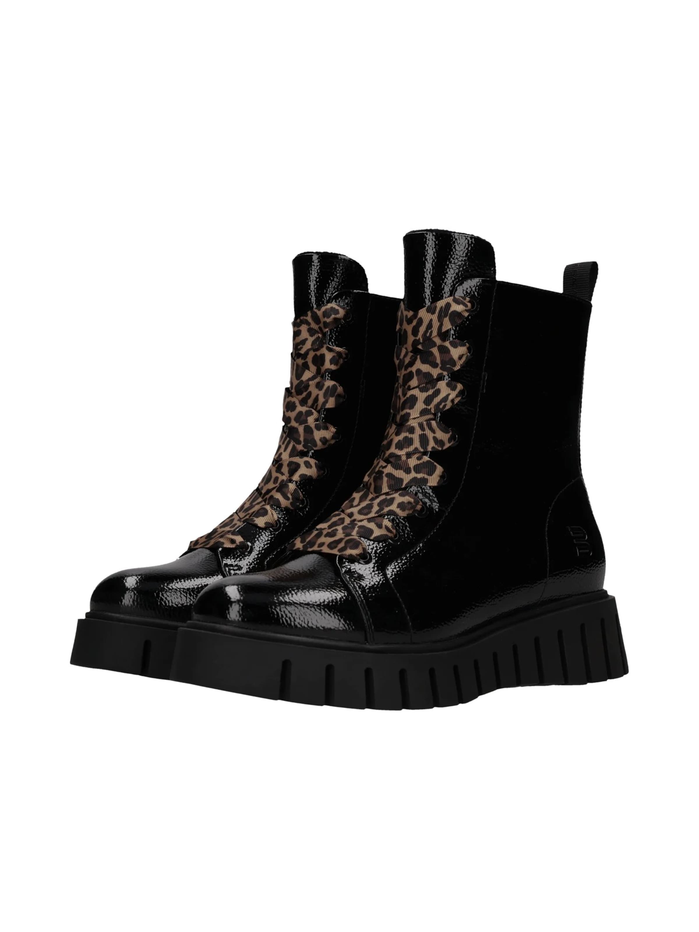 TT. BAGATT Schnürstiefelette in Schwarz