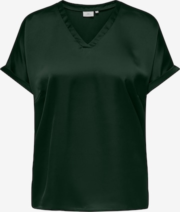 Camicia da donna 'CARBRYNJA' di ONLY Carmakoma in verde: frontale