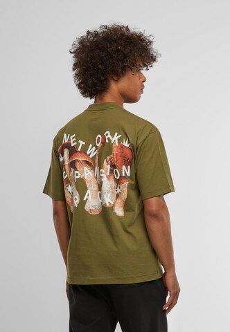 MARKET T-Shirt 'Expansion Pack' in Grün: Vorderseite