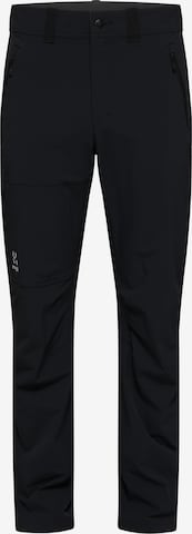 Haglöfs Regular Outdoorhose in Schwarz: predná strana