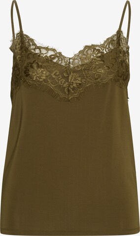 SOAKED IN LUXURY - Top 'Clara' em verde: frente