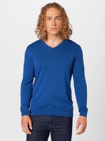 TOM TAILOR Regular fit Sweater in Blue: front