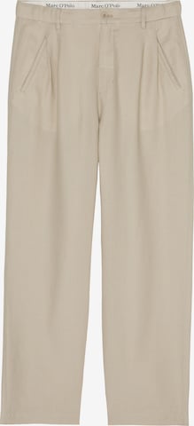 Regular Pantalon à pince Marc O'Polo en beige : devant