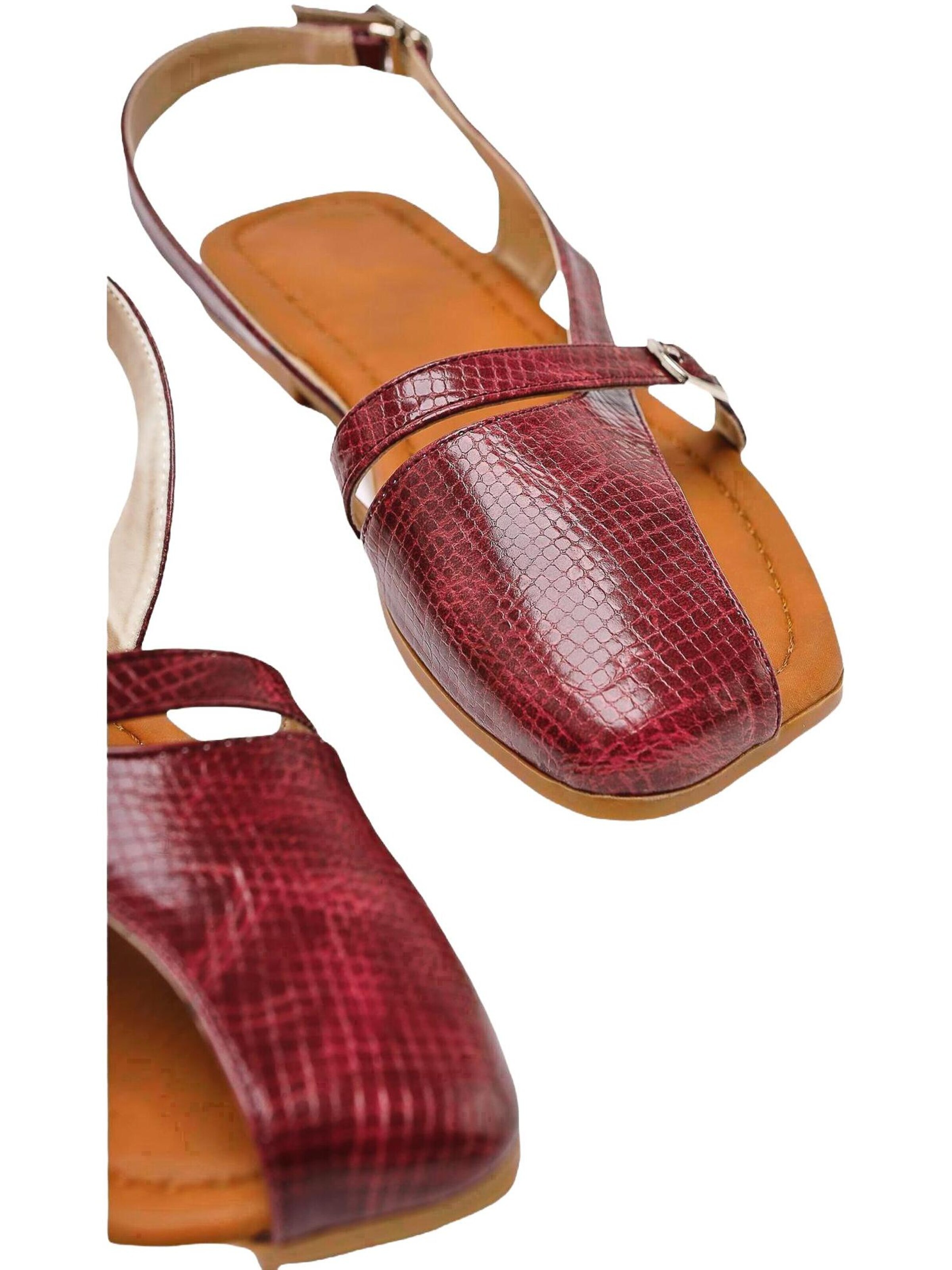 Limoya - Sandalias 'Almina' en rojo