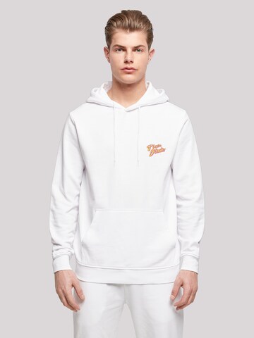 F4NT4STIC Sweatshirt 'Plain Studio Typo' in Wit: voorkant