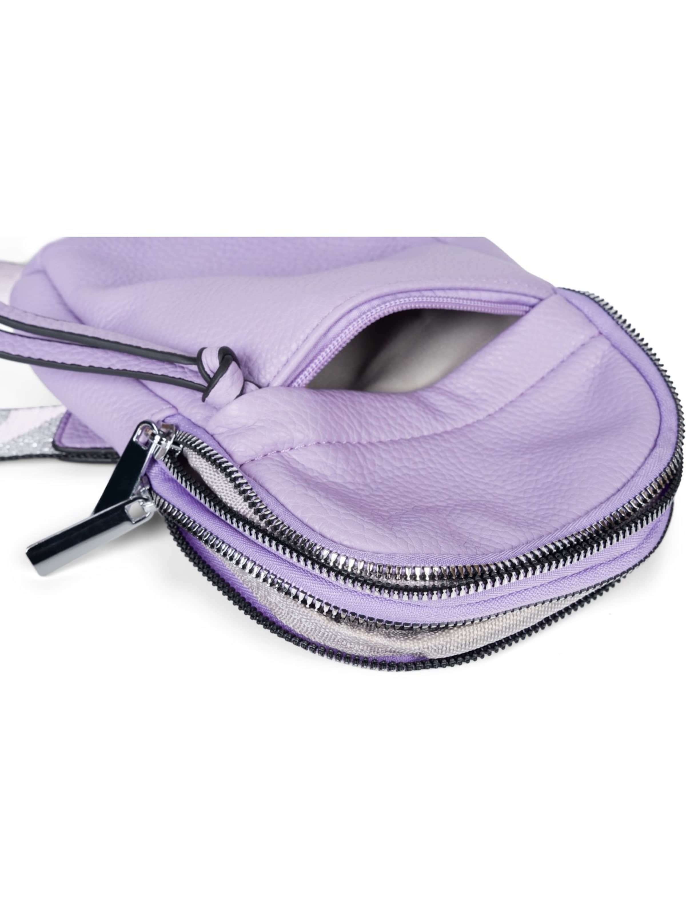 styleBREAKER Umhängetasche 'One Shoulder Rucksack Uni'‌ in Lila