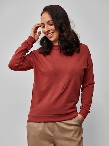 dayê rose Sweatshirt 'Azalea'‌‌‌ in Rot