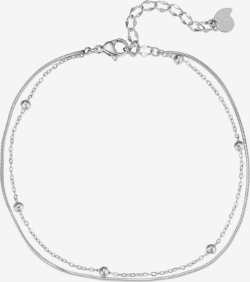 Hey Happiness Foot jewelry 'Sea Beads' in Silver: front
