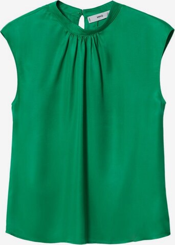 MANGO Blouse 'Natalie' in Groen: voorkant