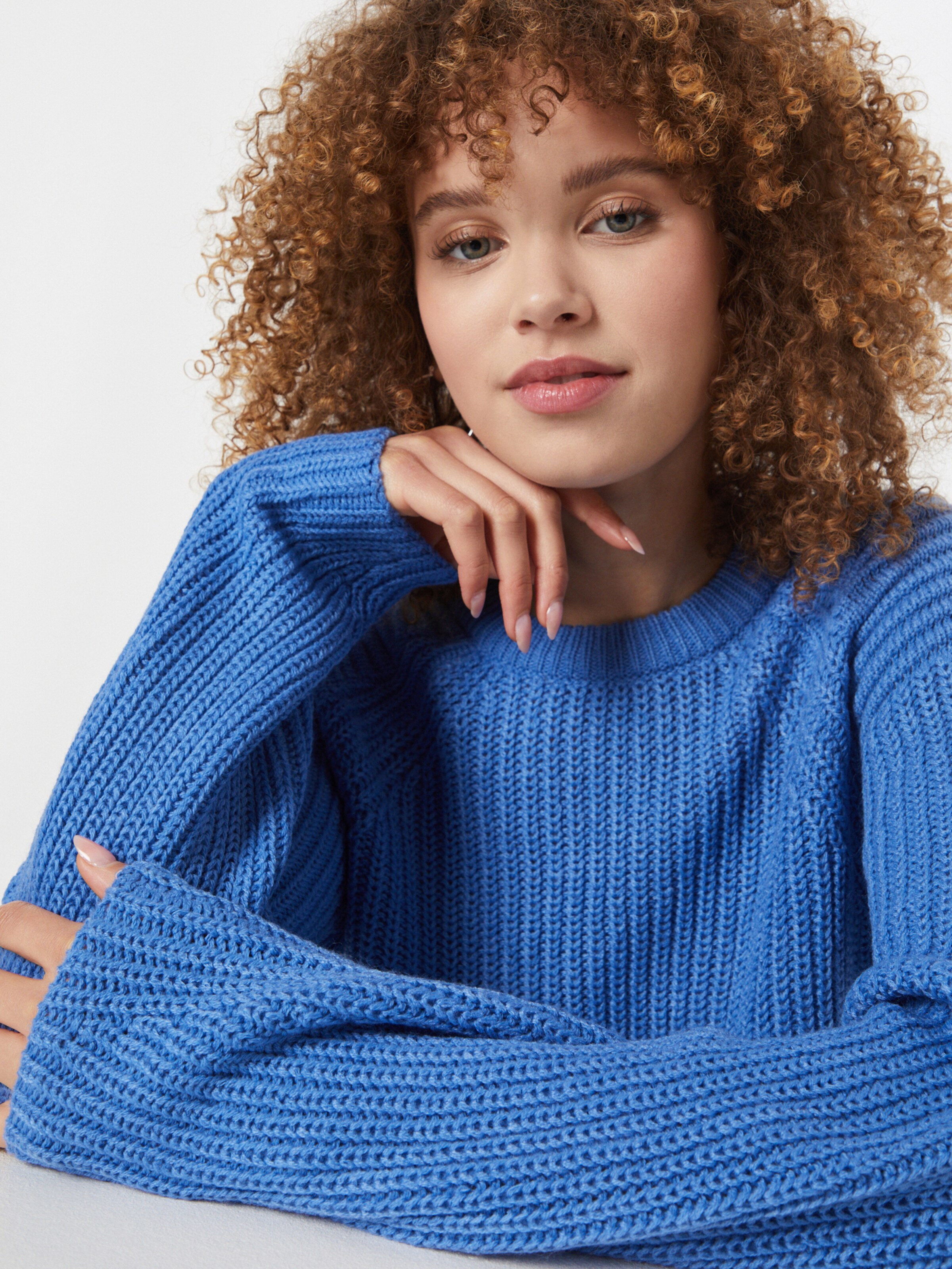 Frauen Pullover & Strick ONLY Pullover 'ELYSIA' in Azur - HZ30201 Frauen Pullover & Strick ONLY Pullover 'ELYSIA' in Azur - HZ30201
