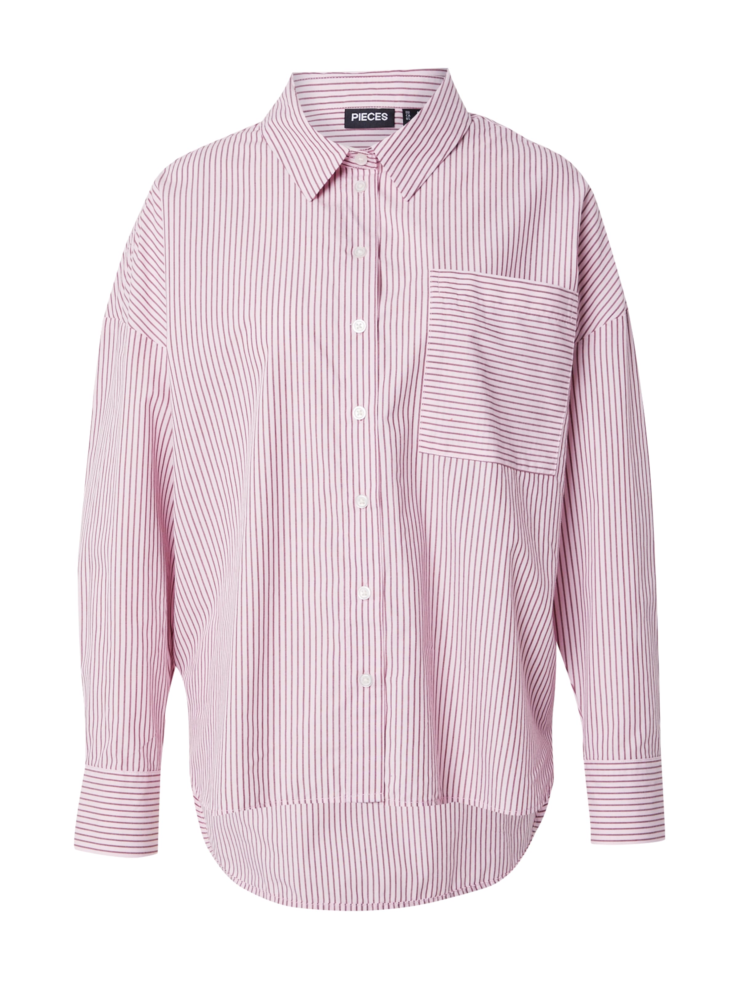 PIECES Blouse 'PCFeline' in Pink: front