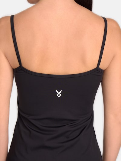 Cardio Bunny Sports Top 'PILATES BUILT-IN BRA TANK TOP' in XS in Black, Item view