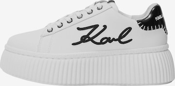 Karl Lagerfeld Низкие кроссовки в Белый: спереди