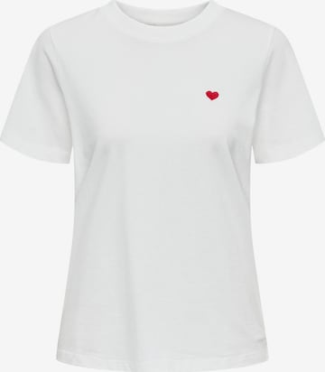 T-shirt 'JDYPISA' JDY en blanc : devant
