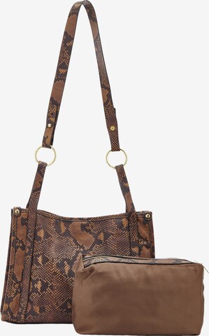 FELIPA Shoulder Bag in Brown: front