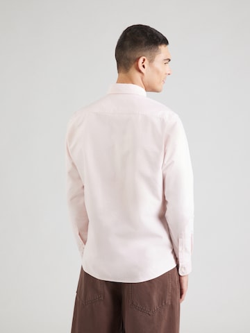 BOSS Slim fit Skjorta 'H-ROAN' i rosa
