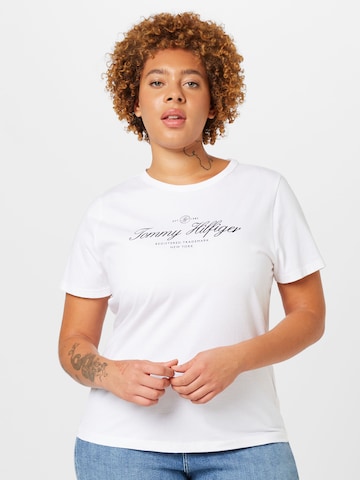 Tommy Hilfiger Curve T-Shirt in Weiß: predná strana