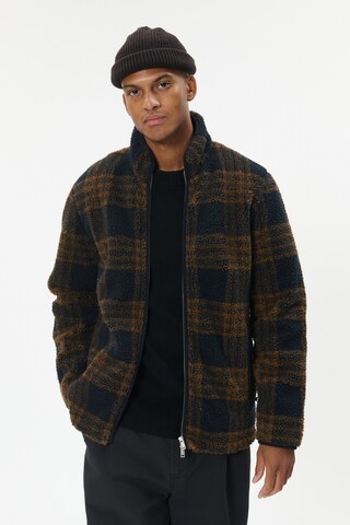 Matinique Fleece jacket 'MAJed' in Brown: front