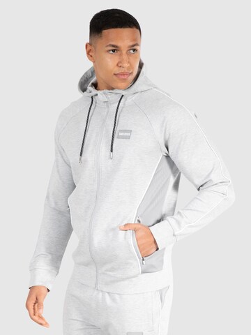 Smilodox Sweatjacke 'Suit Pro' in Grau