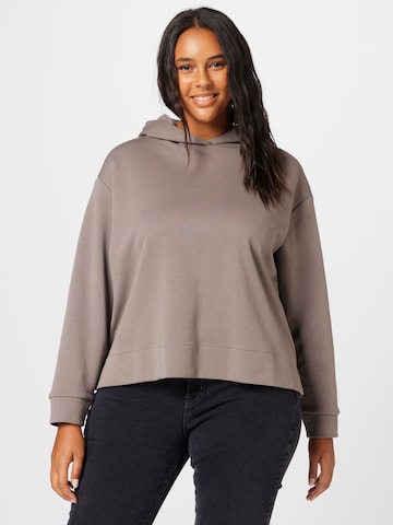 Calvin Klein Curve Sweatshirt in Beige: front