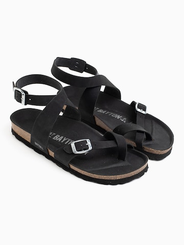 Bayton Strap Sandals in Black